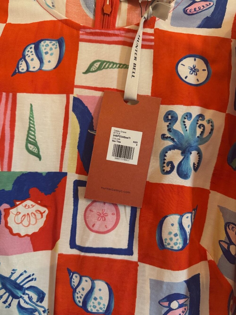 Hunter Bell Casey Dress in Sea Tiles - NWT - Picture 7 of 8